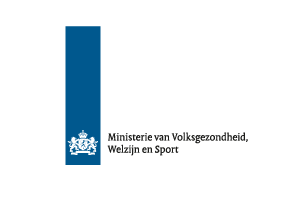 Logo ministerie van Volksgezondheid, Welzijn en Sport